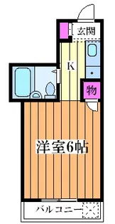 アルカン参番館【1階】の間取り