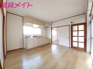 朝明ハイツ【1階】の居間