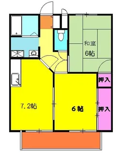 メゾンまき【2階】の間取り