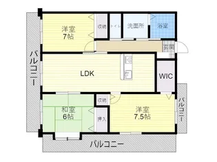 MDワーフタワー【4階】の間取り