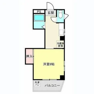 ウガワビル【3階】の間取り