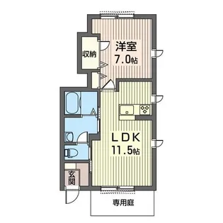 リシェスII【1階】の間取り