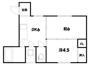 マンション丸高【2階】の間取り
