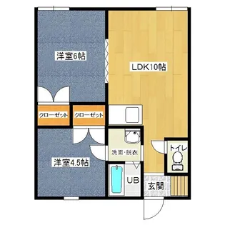 仙石マンション【2階】の間取り