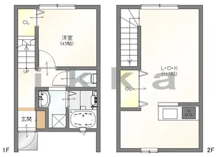 佐賀県三養基郡基山町大字長野【一戸建】の間取り