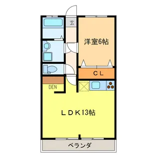 レジェンドマンション【3階】の間取り