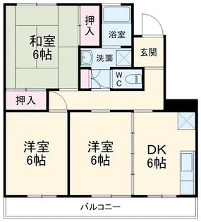 フラワービレッジ【4階】の間取り