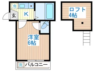 ルーエハイム【2階】の間取り