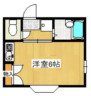 第2コーポ市瀬【2階】の間取り