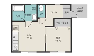 グランチェスタ【1階】の間取り