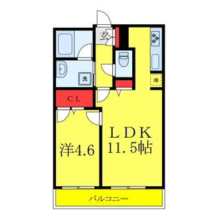 サントリーニ【3階】の間取り