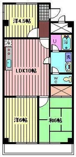 グリーンヒルズ浦和【2階】の間取り