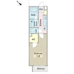 1Kの間取り画像