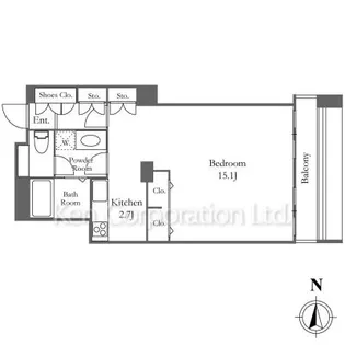 リバーシティ21イーストタワーズ【35階】の間取り