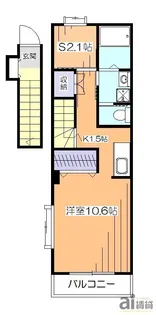 東京都小平市仲町【アパート】の間取り