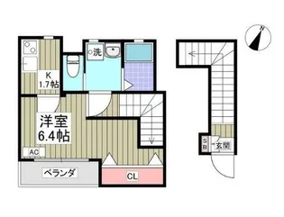 イルデパン【2階】の間取り