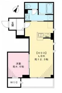 グレース-南烏山3丁目-【4階】の間取り