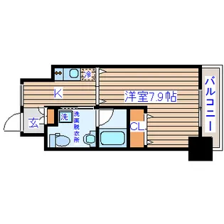 フィットエル仙台一番町【7階】の間取り