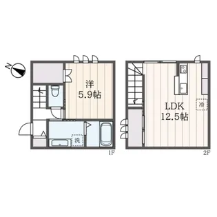 東京都杉並区南荻窪4【アパート】の間取り