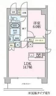 アプリカーレ練馬【3階】の間取り