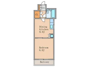 ベラパルト三田【2階】の間取り
