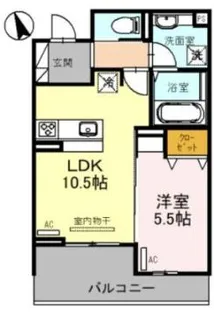 グランコート幸【3階】の間取り