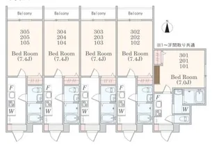 神奈川県藤沢市長後【アパート】の間取り