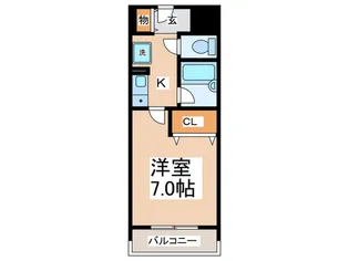 エフォールヒロ【2階】の間取り