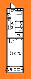 千葉県船橋市二子町【マンション】の間取り