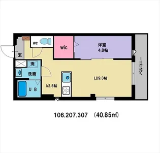 ADVANCE都筑【1階】の間取り