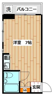 神奈川県横浜市神奈川区神之木町【マンション】の間取り
