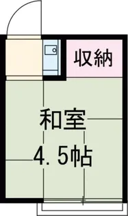 裕美荘【2階】の間取り