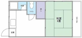 KEIハイツ【2階】の間取り