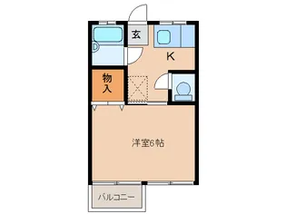 コーポラス橋本の間取り