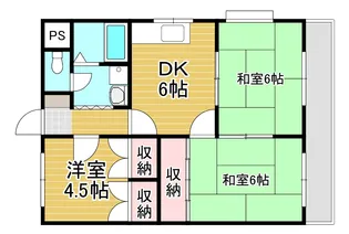 N.S.Gate加治木【1階】の間取り