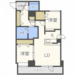ピュア東彩館 II【9階】の間取り