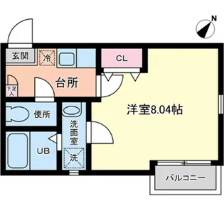 シャイン太子堂(タイシドウ)【1階】の間取り