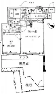 東急ドエル・アルス大森【1階】の間取り
