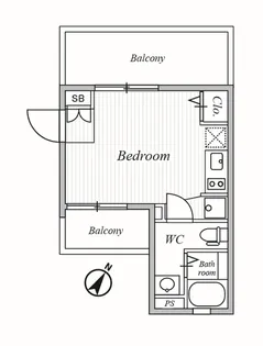 ASTILE三軒茶屋IV【4階】の間取り