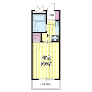 スカイブルー【1階】の間取り