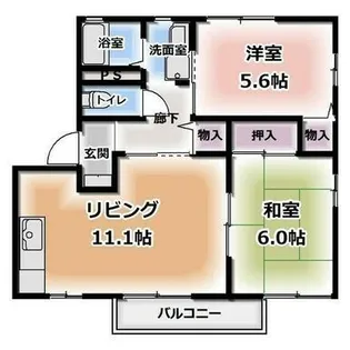 B・ヴァリー99C【2階】の間取り