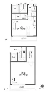 PASEO中目黒 パセオ中目黒【1階】の間取り