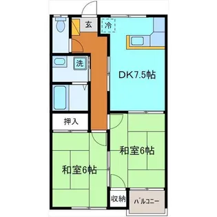 ミルキーウェイ【2階】の間取り