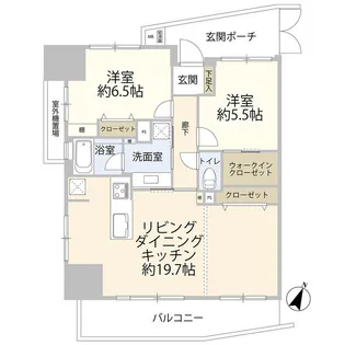 藤和シティホームズ大井町駅前(0005531)【8階】の間取り