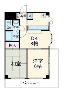グレイスハイツII【1階】の間取り