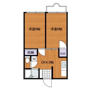 グランデージ宮津台【2階】の間取り