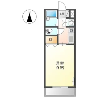 Studio Enchate公園前【1階】の間取り