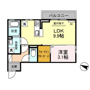 コンフォート 303【3階】の間取り
