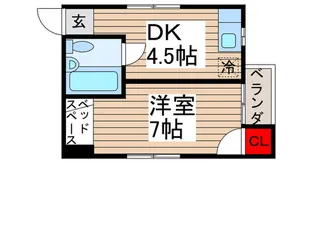 WATビル【2階】の間取り