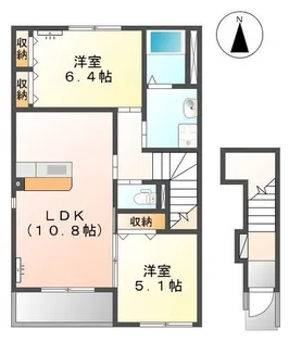 S-ペニンシュラ【2階】の間取り